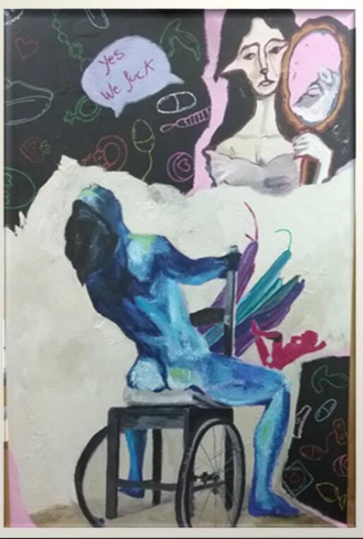 pintura sexo en la discapacidad